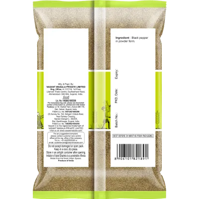Vasant Natural Black Pepper Powder (Kali Mirch Powder) image 2
