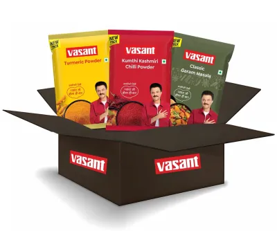 Vasant Flavour Master Combo (Kashmiri Chilli, Haldi, Garam Masala)
