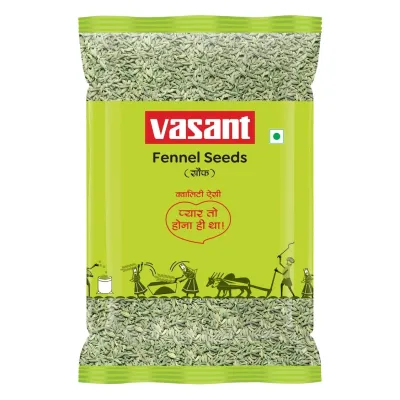 Vasant Green Fennel Seeds (Saunf, Green Variyali)