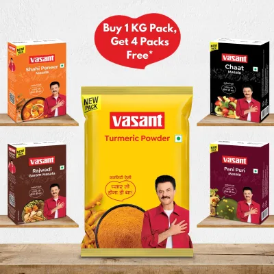 Vasant Turmeric Powder (Haldi Powder) 1kg Pack